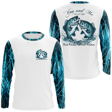 Load image into Gallery viewer, You And Me We Got This Personalized Valentine&#39;S Day Matching His And Her Fishing Shirts | Blue Camo IPHW5792