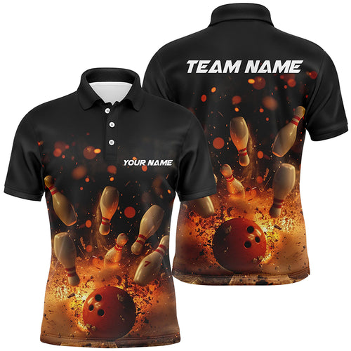 Custom Name Strike Bowling Shirts For Men And Women, Unisex Bowling Team Shirts Bowling Tournament IPHW5920