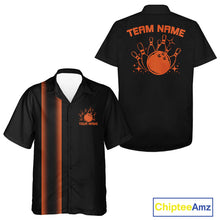 Load image into Gallery viewer, Custom Classic 50S Style Bowling Unisex Hawaiian Shirts, Vintage Bowling Team Outfit IPHW10065