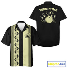 Load image into Gallery viewer, Custom Classic 50S Style Bowling Hawaiian Shirts, Vintage Bowling Team Outfit IPHW10067