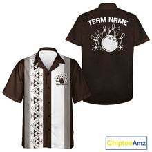 Load image into Gallery viewer, Custom Classic 50S Style Bowling Hawaiian Shirts, Vintage Bowling Team Outfit IPHW10067