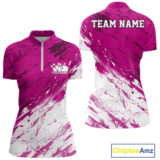 Pink and white sports jersey with 'TEAM NAME' and 'Your Name' text, Chiptee Amz branding.