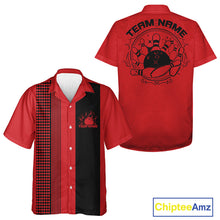 Load image into Gallery viewer, Custom Retro Bowling Hawaiian Shirts For Men And Women, Vintage Bowling Team Shirt IPHW10083