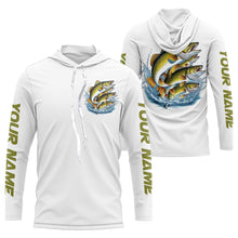 Load image into Gallery viewer, Walleye Fishes Custom Long Sleeve Fishing Shirts, Walleye Tournament Fishing Shirt IPHW7960