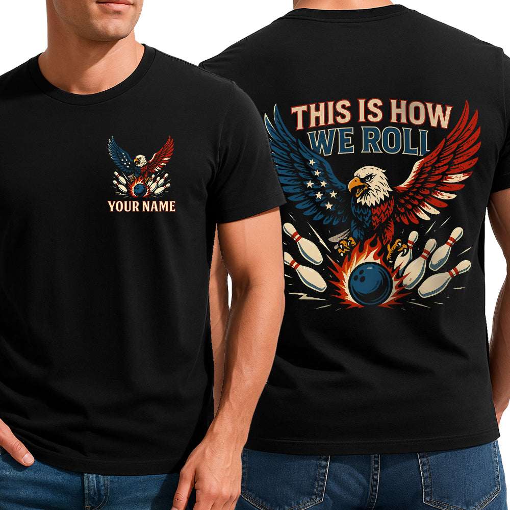 Custom Bowling T-Shirts For Men, 