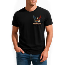 Load image into Gallery viewer, Custom Bowling T-Shirts For Men, &quot;This Is How We Roll&quot; Eagle American Flag Theme IPHW9073