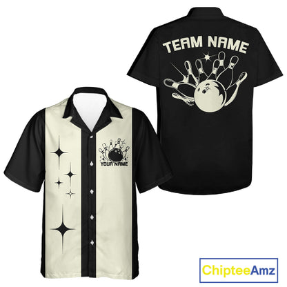 Custom Classic Vintage Bowling Men And Women Shirt, Retro Bowling Team Shirt IPHW10069