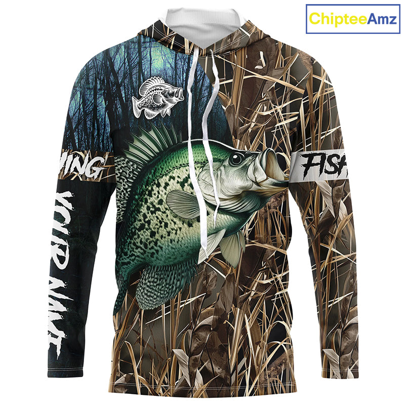 Crappie Fishing Customize Name 3D All Over Printed Shirts, Personalized Fishing Gift NQS306