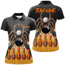 Load image into Gallery viewer, Funny Spider Halloween Bowling Shirts For Women Custom Bowling Team Jerseys, Halloween Bowling Outfits NQS8569
