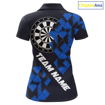 Personalized Black and Blue Darts Board 3D Printed Women Dart Shirts Custom Cool Dart Jersey For Team NQS11567