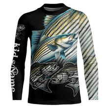 Load image into Gallery viewer, Striped bass fishing striper Customize Name UV protection, gifts for fishing lovers NQS1555