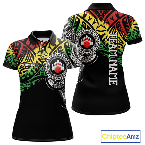 Personalized Tribal pattern Women Bowling Shirts Custom Bowling outfit  for ladies Team bowling jersey NQS9813