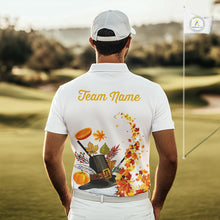Load image into Gallery viewer, Autumn golf ball clubs Men&#39;s polo golf shirts Custom Thanksgiving team golf jerseys NQS10806