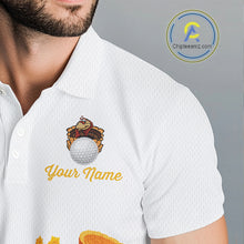 Load image into Gallery viewer, Autumn golf ball clubs Men&#39;s polo golf shirts Custom Thanksgiving team golf jerseys NQS10806