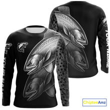 Load image into Gallery viewer, Rainbow Trout performance Fishing Shirts Custom Trout Fishing Long Sleeve Tournament Fishing Shirts NQS10114