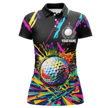 Load image into Gallery viewer, Colorful golf ball jerseys Women golf polo shirt custom best team golf shirts, girls golf clothes NQS7904