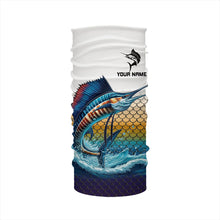 Load image into Gallery viewer, Sailfish Fishing jerseys, Sailfish scales Custom UV protection Long Sleeve Performance Fishing Shirts NQS6015