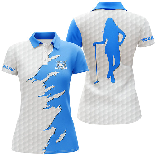 Custom funny women golf polo shirts multi-color, ladies golf tops, golfing gifts NQS4274