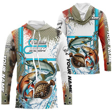Load image into Gallery viewer, Redfish, Trout, Flounder fishing scales custom fishing team jerseys, Texas Slam fishing apparel NQS9144