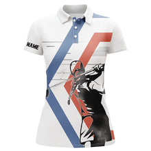 Load image into Gallery viewer, Womens golf polo shirts custom white golf wear women&#39;s clothes, golf team outfit NQS7832