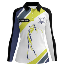 Load image into Gallery viewer, Womens golf polo shirts custom sport golf attire for women, golfing gifts for ladies NQS7533