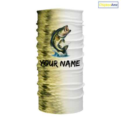 Personalized Green Scales Performance Bass Fishing Shirts, custom Bass fishing tournament jerseys NQS10238
