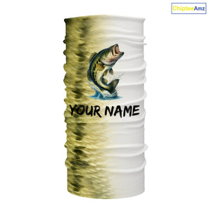 Personalized Green Scales Performance Bass Fishing Shirts, custom Bass fishing tournament jerseys NQS10238