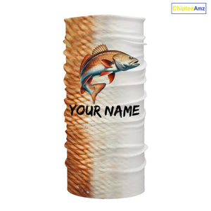 Personalized Red Scales Performance Redfish Fishing Shirts, custom Redfish fishing tournament jerseys NQS10239