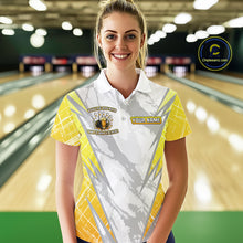 Load image into Gallery viewer, Bowling and beer That&#39;s why I&#39;m here Funny Women Bowling Shirts Custom Team Bowling Jerseys NQS10134