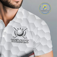 Load image into Gallery viewer, Personalized American Flag Golf polo shirt For Men Custom Patriotic Golf Gifts NQS10428