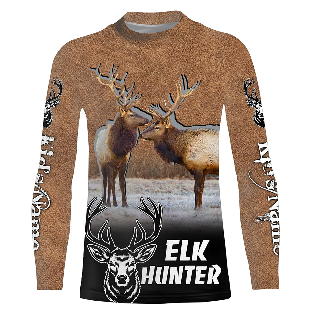 Elk Hunting Custom Name Shirts for Elk Hunters, Best Elk Hunting Gifts for Men FSD4528