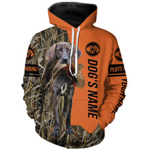 Load image into Gallery viewer, Plott hound Hunting Dog Customized Name All over printed Shirts, Hunting Gifts FSD4119