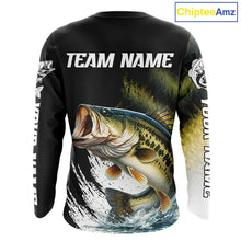Load image into Gallery viewer, Largemouth Bass Fishing Shirts Long Sleeve For Men, Beautiful Bass Fishing Shirts  NHT529