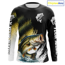Load image into Gallery viewer, Largemouth Bass Fishing Shirts Long Sleeve For Men, Beautiful Bass Fishing Shirts  NHT529