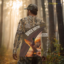 Load image into Gallery viewer, Mallard Duck Hunting Shirt Camo Custom Name Hunting Clothes For Hunters Best Gift NHT114