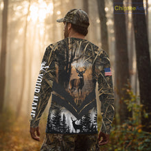 Load image into Gallery viewer, Deer Hunting Shirt US Flag 3D All Over Print, Custom Name Personalized Gift NHT298