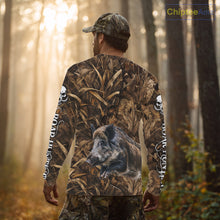 Load image into Gallery viewer, Personalized Wild Hog Hunting Camo Full Printing Shirts, Boar Hunting Gifts, Hunting Season NHT125