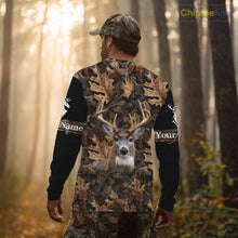 Load image into Gallery viewer, Deer Hunting Hunting Camo Brown Black Customize Name 3D All Over Printed Shirts NHT301
