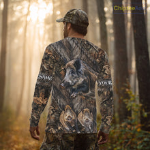 Load image into Gallery viewer, Beautiful Wild Hog Hunting Camouflage 3D All Over Print Shirts Personalized Hunting Gifts NHT147