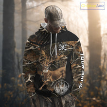 Load image into Gallery viewer, Forest Camo Deer Hunting Shirt, Deer Hunting With Full All Over 3D For Deer Hunters NHT247