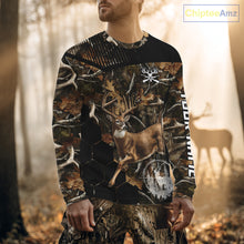 Load image into Gallery viewer, Forest Camo Deer Hunting Shirt, Deer Hunting With Full All Over 3D For Deer Hunters NHT247