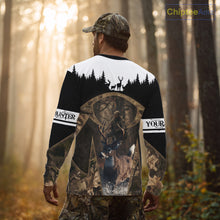 Load image into Gallery viewer, Whitetail Deer Hunting Season Shirt 3D Forest Scene Camo Best Hunting Gift For Hunters NHT48