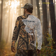 Load image into Gallery viewer, Beautiful Deer Hunting 3D Shirt All-Over Print with Deer Buck, Camouflage For Deer Hunters NHT248
