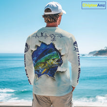 Load image into Gallery viewer, Mahi Mahi Fishing Long Sleeve Shirt 3D Ocean Fish Graphic Angler Gift For Fishing Lovers For Men The Brand ChipteeAmz