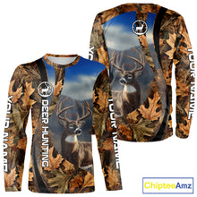 Load image into Gallery viewer, Personalized Deer Hunting Shirt 3D All Over Print with Fall Season Camo Hunting Clothes NHT253