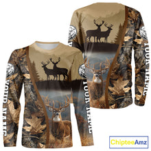 Load image into Gallery viewer, Personalized Deer Hunting 3D All Over Printed Shirts Custom Deer And Mountain Camo Shirt NHT254