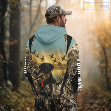 Load image into Gallery viewer, Duck Hunting Black Labrador 3D All Over Printed Camouflage Shirts, Duck Hunting Clothes NHT263