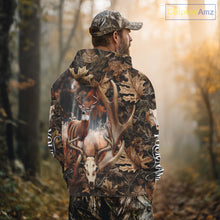 Load image into Gallery viewer, Deer Skull Reaper Hunting Camouflage Hunting Clothes Customize 3D All Over Printed Shirts NHT185