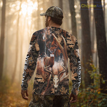 Load image into Gallery viewer, Deer Skull Reaper Hunting Camouflage Hunting Clothes Customize 3D All Over Printed Shirts NHT185