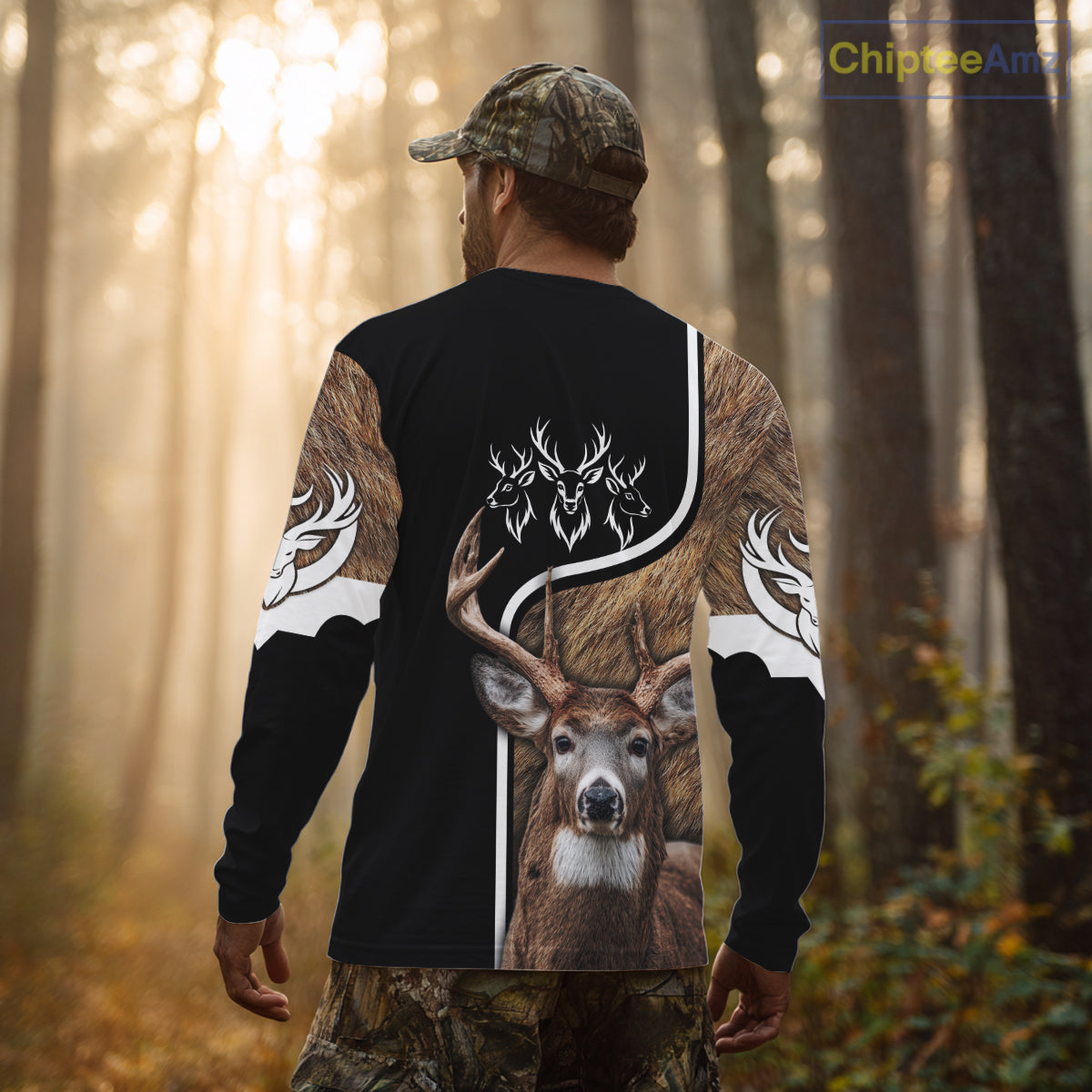 Whitetail Deer Hunting 3D All Over Print Shirts, Personalized Hunting Gifts For Deer Hunters NHT192